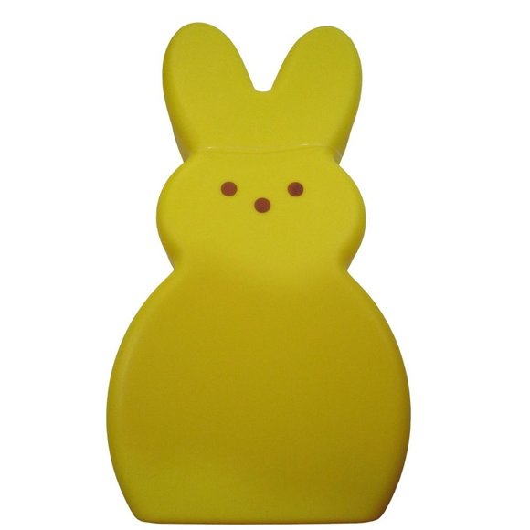 Peeps Bunny Blowmold LED Flickering Candle Light 10" Batteries Not Included NWT - Picture 15 of 16
